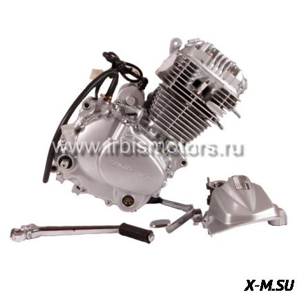 Двигатель в сборе 4Т 165FMM (CB250) 223см3 (МКПП) (1-N-2-3-4-5) (8кат.) ZONGSHEN