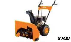 Снегоуборщик GаrdenPro 6,5 лс, KCD24, руч+элект старт, 6+2, LONCIN H200 (196), 610 мм, колеса 13&quot;