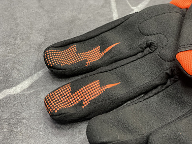 Перчатки детские FOX XD2-1-1 цв. Оранжево-черный  р. XXS