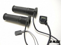 Рукоятки руля с эл.подогревом и подогревом рукоятки упр. др. заслонкой (с ж.к. экраном)