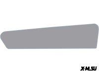 Стекло ветровое для яхты Ассоль-3 правое